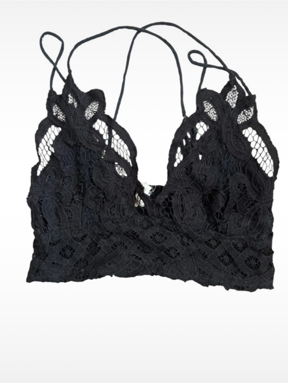 Free People FP One Adella Black Lace Bralette | XSmall